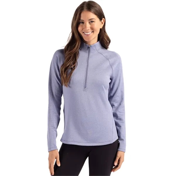 Women's sweatshirt with a half-zip and moisture-wicking performance.... from ASI 47965 Cutter & Buck