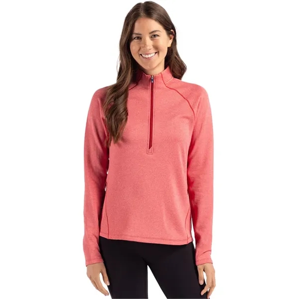 Women's sweatshirt with a half-zip and moisture-wicking performance.... from ASI 47965 Cutter & Buck