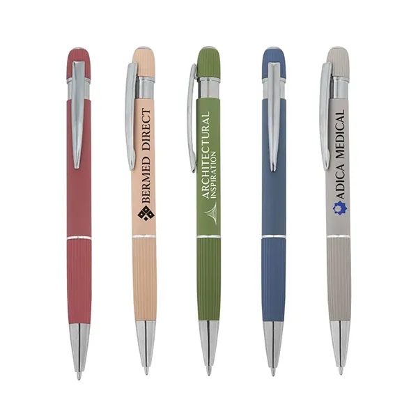 Bloom Plunge-Action Ballpoint Pen... from ASI 67866 Logomark/Valumark