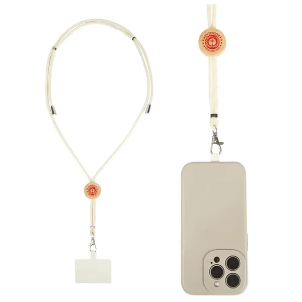 Wheaton Cotton & Bamboo Phone Lanyard... from ASI 67866 Logomark/Valumark