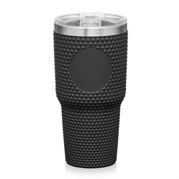 The stylish 27oz Adamas Textured Double Wall Tumbler features a studded... from ASI 84592 St Regis Group