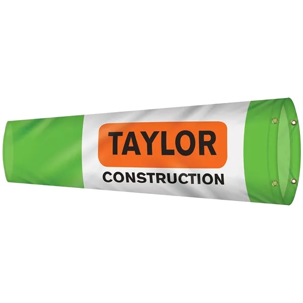 18" x 48" Custom Digitally Printed Knitted Polyester Windsocks... from ASI 80228 Quinn