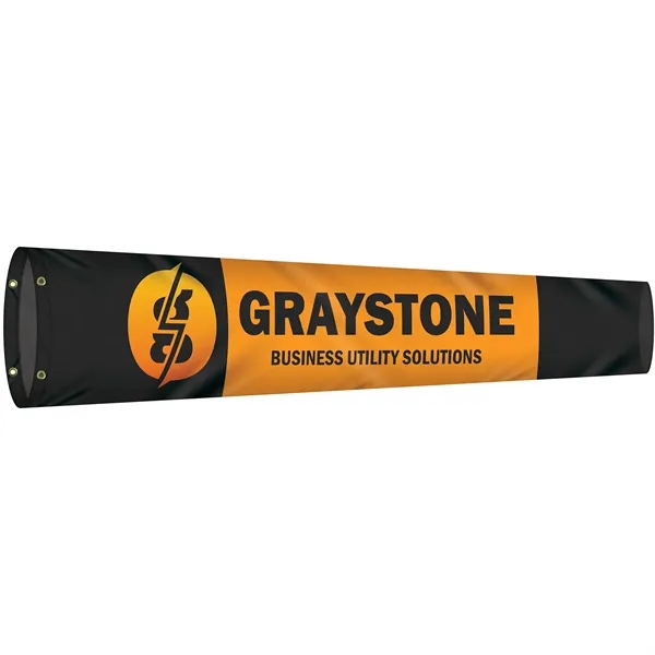 18" x 72" Custom Digitally Printed Knitted Polyester Windsocks... from ASI 80228 Quinn