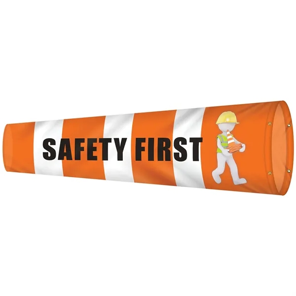 24" x 72" Custom Digitally Printed Knitted Polyester Windsocks... from ASI 80228 Quinn