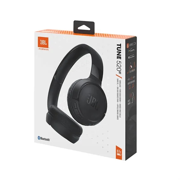 The JBL Tune 520BT headphones stream powerful JBL Pure Bass sound... from ASI 61005 Hirsch Gift Inc