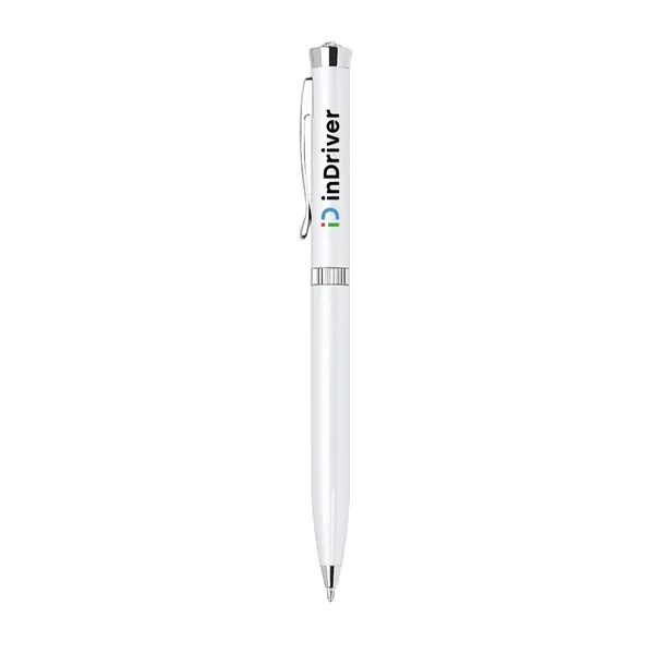 Aluminum twist action ballpoint pen with slim body with lustrous enamel... from ASI 31517 Admart Products / Admart Line