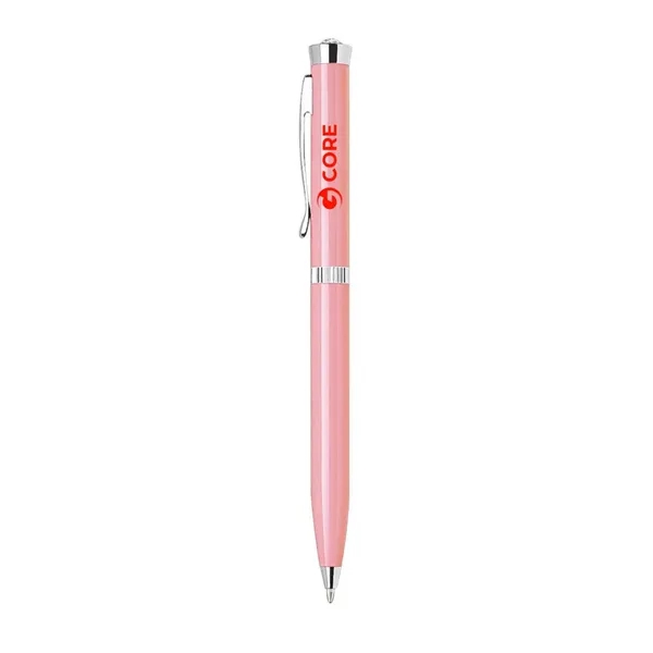 Aluminum twist action ballpoint pen with slim body with lustrous enamel... from ASI 31517 Admart Products / Admart Line