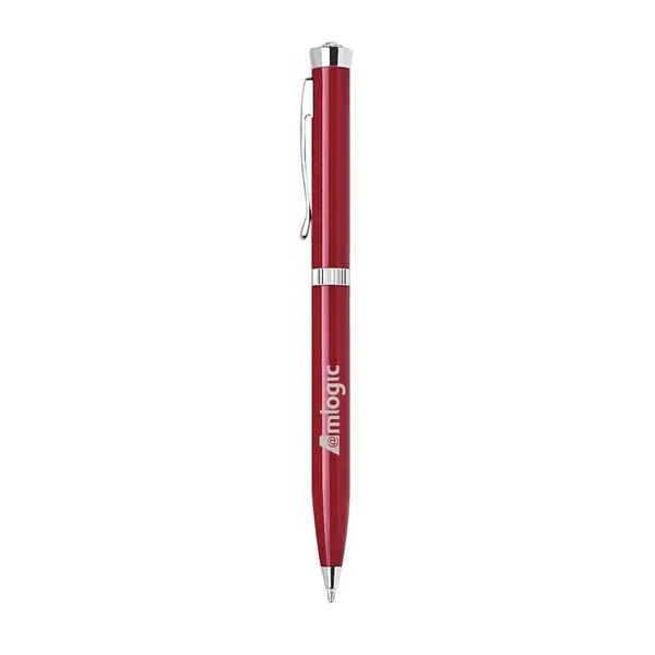 Aluminum twist action ballpoint pen with slim body with lustrous enamel... from ASI 31517 Admart Products / Admart Line