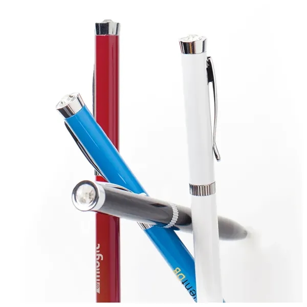 Aluminum twist action ballpoint pen with slim body with lustrous enamel... from ASI 31517 Admart Products / Admart Line