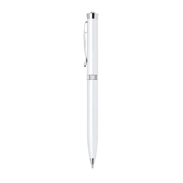 Aluminum twist action ballpoint pen with slim body with lustrous enamel... from ASI 31517 Admart Products / Admart Line
