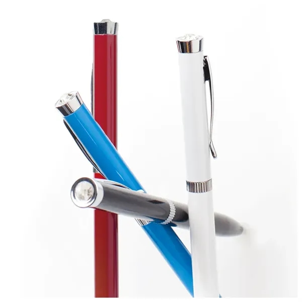 Aluminum twist action ballpoint pen with slim body with lustrous enamel... from ASI 31517 Admart Products / Admart Line