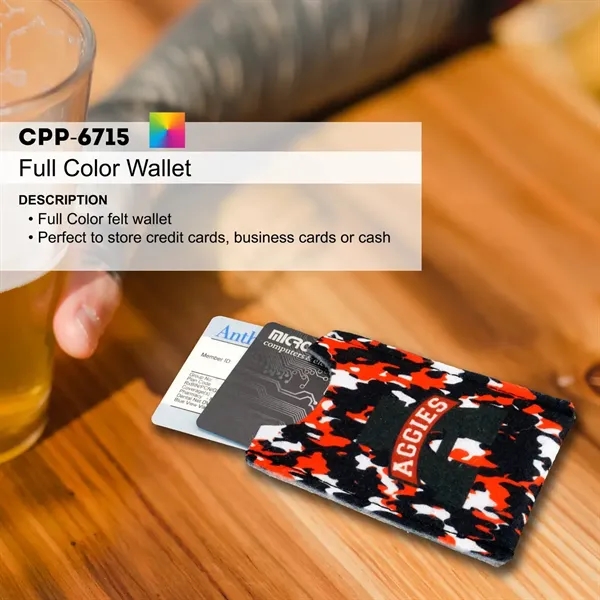 FULL COLOR WALLET... from ASI 30208 A P Specialties / AP Specialties