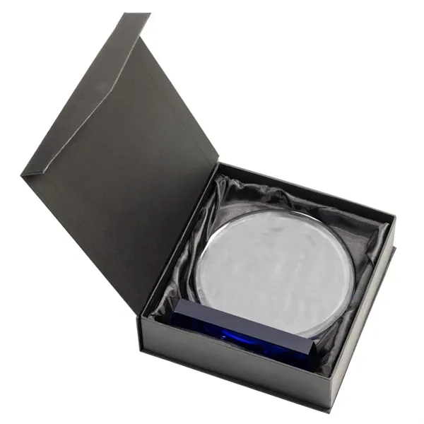 The Starfire Crystal Matlow Circle VividPrint™ Award features a circular shape... from ASI 84592 St Regis Group / St Regis