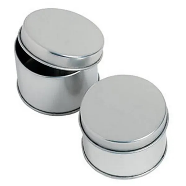 Metal Tin Container... from ASI 85620 H M Schmidt Co Inc / Traveling Billboard