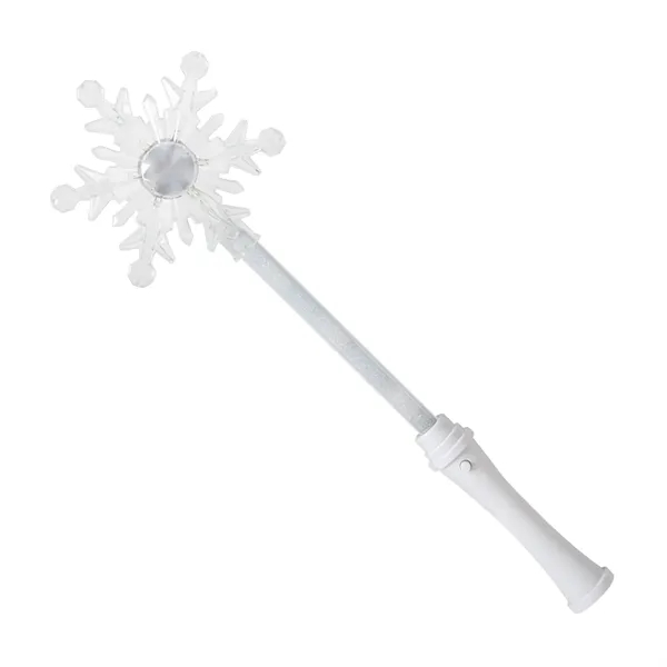 15" snowflake shaped LED light-up wand.... from ASI 42016 Brighter Promotions Inc