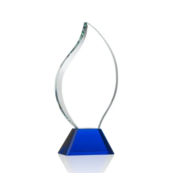 The statuesque Optical Crystal Norina Award features an elegant Flame with... from ASI 84592 St Regis Group / St Regis