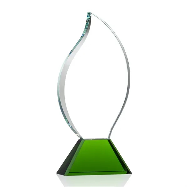 The statuesque Optical Crystal Norina Award features an elegant Flame with... from ASI 84592 St Regis Group / St Regis