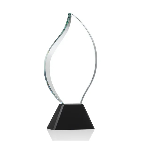 The statuesque Optical Crystal Norina Award features an elegant Flame with... from ASI 84592 St Regis Group / St Regis