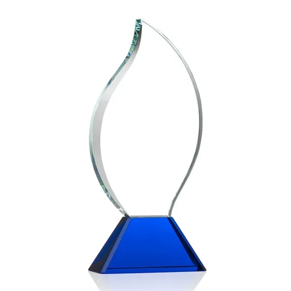 The statuesque Optical Crystal Norina Award features an elegant Flame with... from ASI 84592 St Regis Group / St Regis