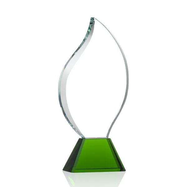The statuesque Optical Crystal Norina Award features an elegant Flame with... from ASI 84592 St Regis Group / St Regis