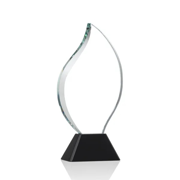 The statuesque Optical Crystal Norina Award features an elegant Flame with... from ASI 84592 St Regis Group / St Regis