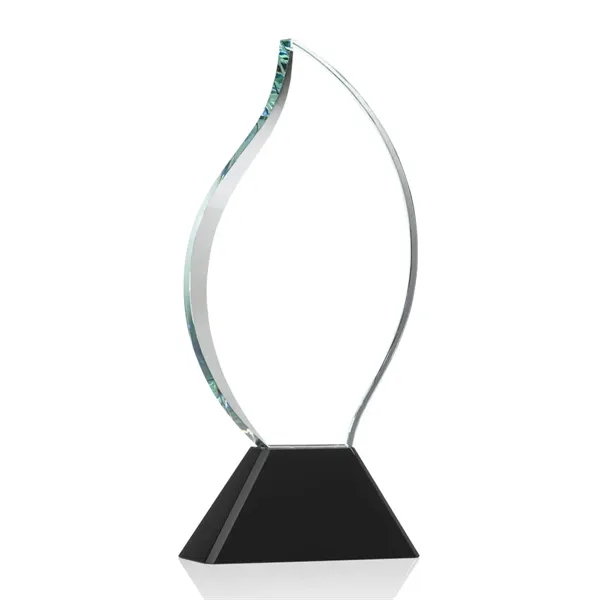The statuesque Optical Crystal Norina Award features an elegant Flame with... from ASI 84592 St Regis Group / St Regis