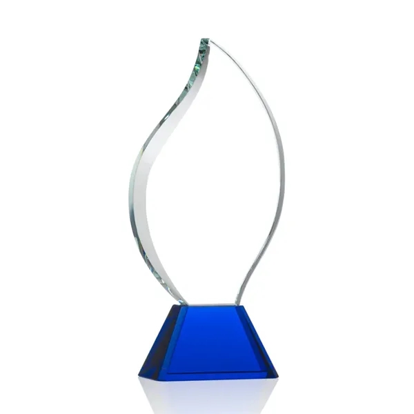 The statuesque Optical Crystal Norina Award features an elegant Flame with... from ASI 84592 St Regis Group / St Regis