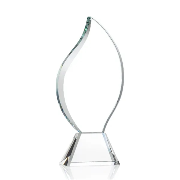 The statuesque Optical Crystal Norina Award features an elegant Flame with... from ASI 84592 St Regis Group / St Regis