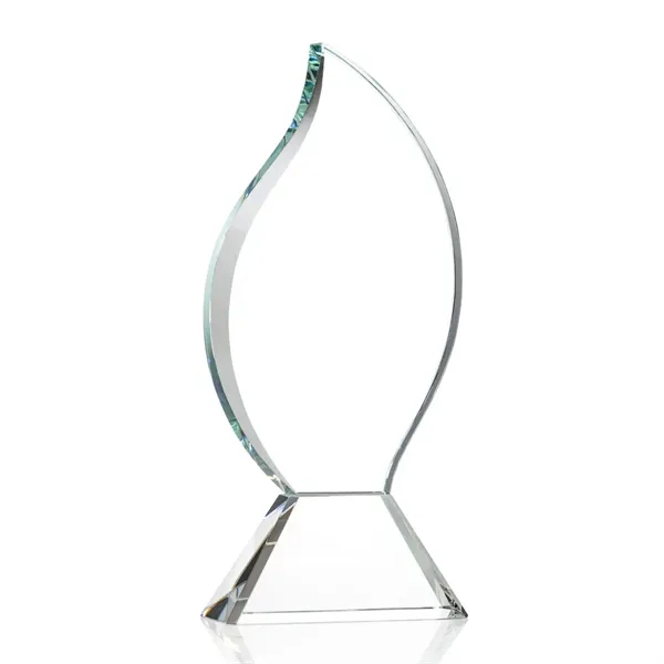 The statuesque Optical Crystal Norina Award features an elegant Flame with... from ASI 84592 St Regis Group / St Regis