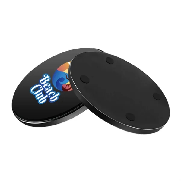 LED light up logo wireless charger plus 1 color laser engraving... from ASI 37218 Athena Promo (tm)