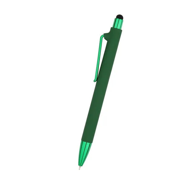 Pen with a plunger action design, stylus on top and low-viscosity... from ASI 61125 Hit Promotional Products / Hit®