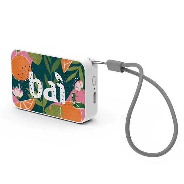 Wireless Bluetooth speaker with strap and USB-C cable for recharging.... from ASI 61125 Hit Promotional Products / Hit®