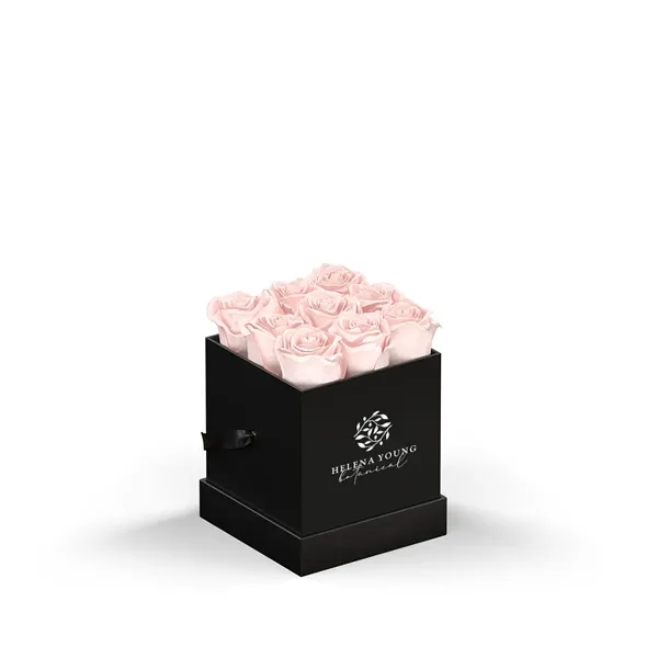 Arrangement of 9 roses in a square hat box.... from ASI 61125 Hit Promotional Products / Hit®