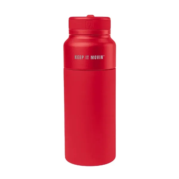 35 oz. insulated stainless steel bottle with lid, sip spout and... from ASI 61125 Hit Promotional Products / Hit®