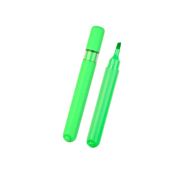 Chisel tip highlighter with fidget roller ball on the end.... from ASI 61125 Hit Promotional Products / Hit®