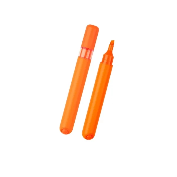 Chisel tip highlighter with fidget roller ball on the end.... from ASI 61125 Hit Promotional Products / Hit®
