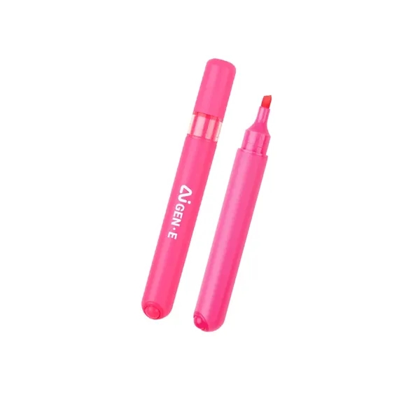 Chisel tip highlighter with fidget roller ball on the end.... from ASI 61125 Hit Promotional Products / Hit®