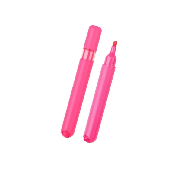 Chisel tip highlighter with fidget roller ball on the end.... from ASI 61125 Hit Promotional Products / Hit®