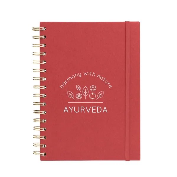 100 page lined notebook with strap closure and cover made from... from ASI 61125 Hit Promotional Products / Hit®