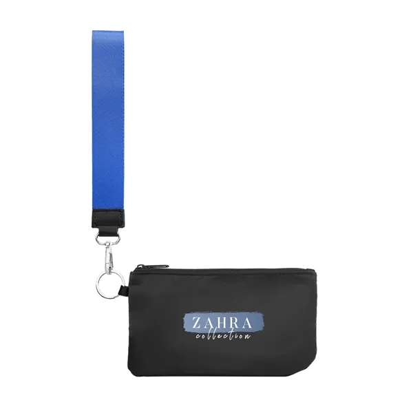 rPET wristlet pouch with zippered main compartment and O-ring attachment.... from ASI 61125 Hit Promotional Products / Hit®
