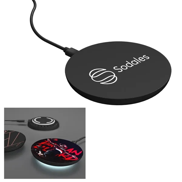 15-watt wireless charger with LED light.... from ASI 61125 Hit Promotional Products / Hit®