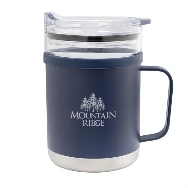 15 oz. mug with stainless steel exterior, borosilicate glass interior and... from ASI 61125 Hit Promotional Products / Hit®