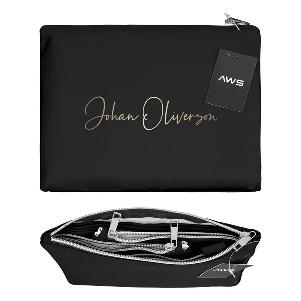 8" x 9.25" packable tote bag with trolley sleeve and pouch.... from ASI 61125 Hit Promotional Products / Hit®