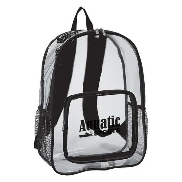 6" x 18" x 13" clear EVA and polyester backpack with... from ASI 61125 Hit Promotional Products / Hit®
