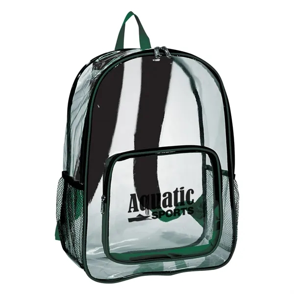 6" x 18" x 13" clear EVA and polyester backpack with... from ASI 61125 Hit Promotional Products / Hit®