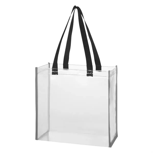 6" x 12" x 12" clear EVA tote bag with reflective... from ASI 61125 Hit Promotional Products / Hit®