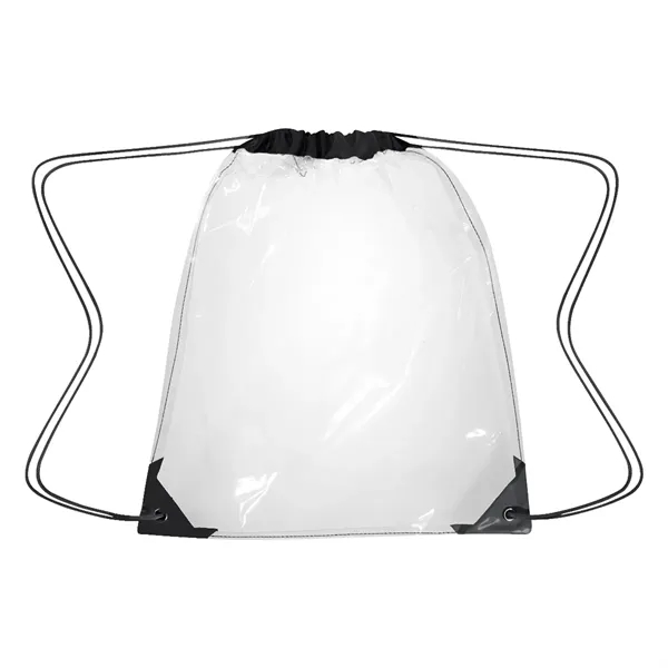 17" x 14" clear EVA drawstring backpack.... from ASI 61125 Hit Promotional Products / Hit®