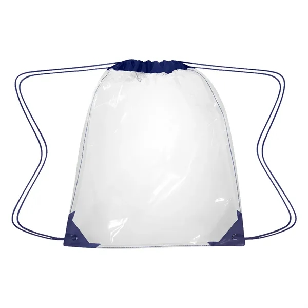 17" x 14" clear EVA drawstring backpack.... from ASI 61125 Hit Promotional Products / Hit®
