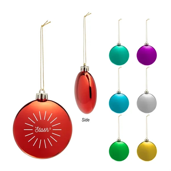 Round ornament with string for hanging.... from ASI 61125 Hit Promotional Products / Hit®