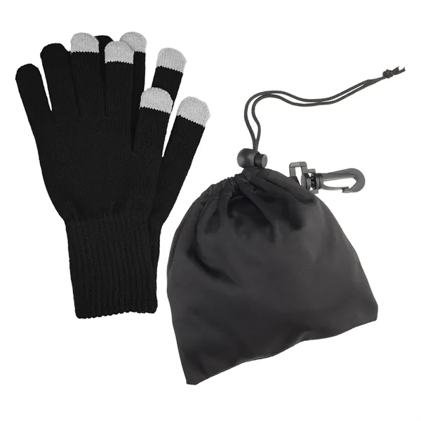 Touchscreen gloves in an rPET pouch.... from ASI 61125 Hit Promotional Products / Hit®